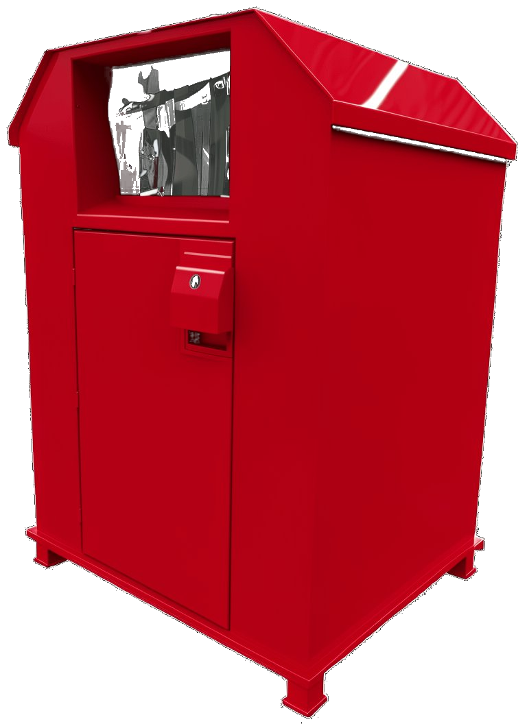Open Chute Donation Bin — Rangeview
